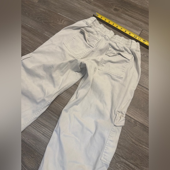 Hollister Cream y2k Low-Rise Baggy Cargo Pants - Picture 2 of 7